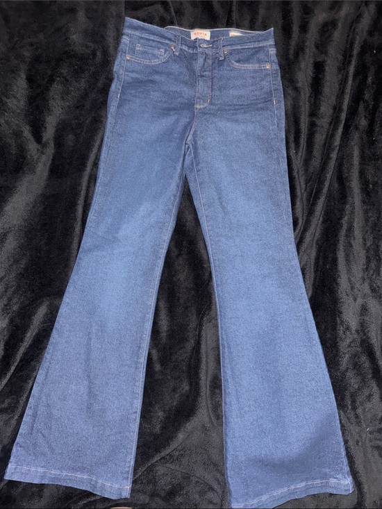 sofia by sofia vergara Denim - sofia by sofia vergara Indigo Flare Wide-Leg Jeans